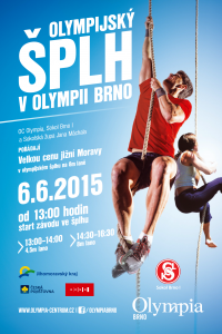 Olympijský šplh v Olympii 2015 - plakát