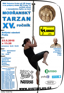 Modřanský Tarzan 2015 - plakát